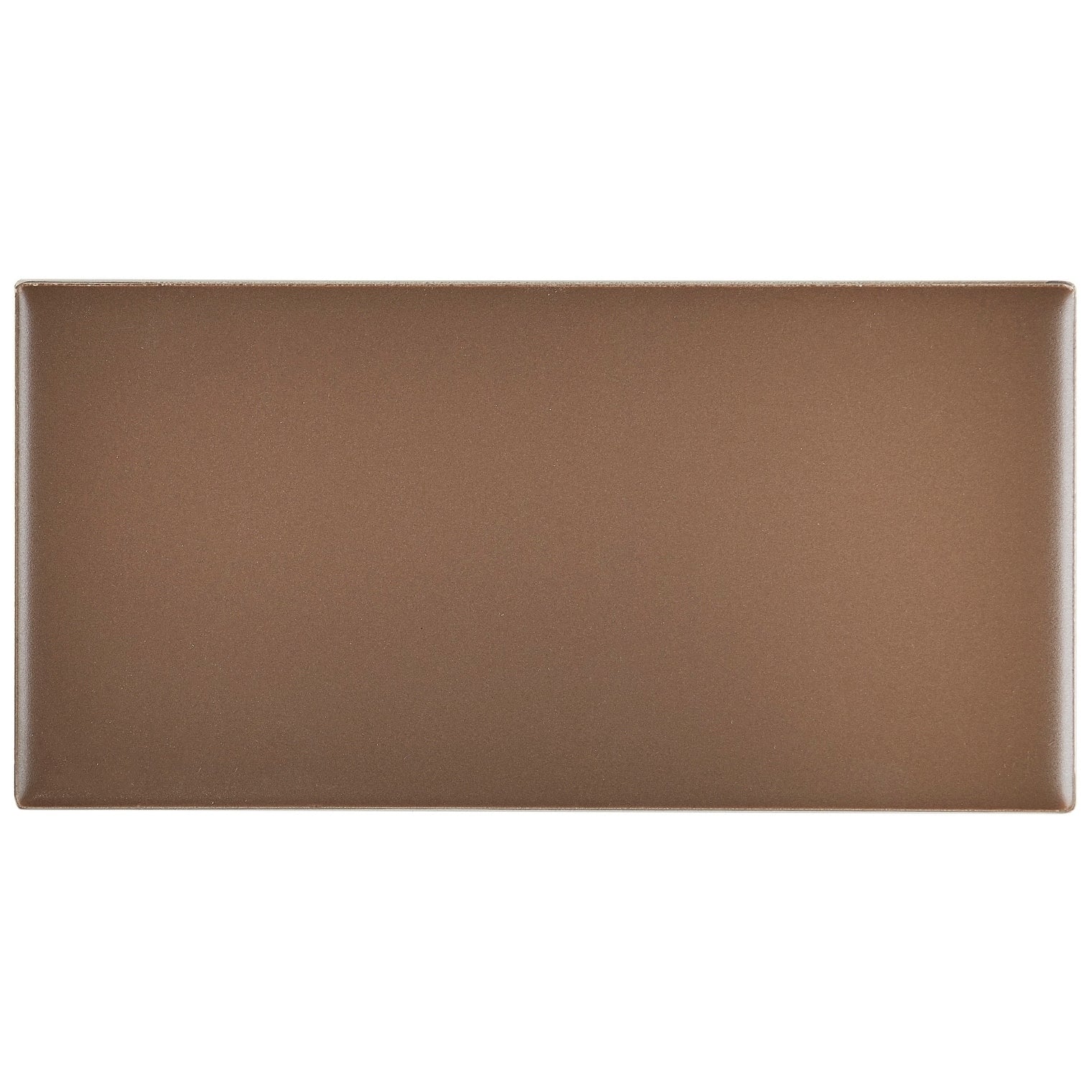 Classic Ceramic 3X6 Inch Wall Tile In Matte Artisan Brown 3X6