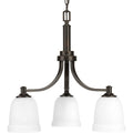 Classic Collection 3 Light Brushed Nickel Chandelier