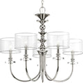 Classic Collection 3 Light Brushed Nickel Chandelier