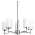 Classic Collection 3 Light Brushed Nickel Chandelier