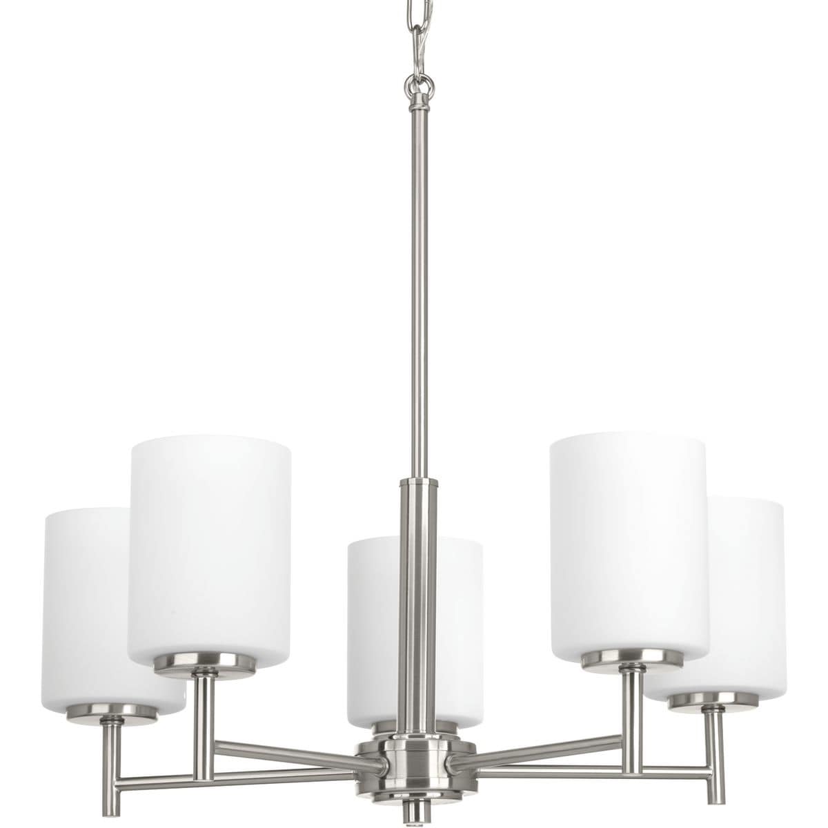 Classic Collection 3 Light Brushed Nickel Chandelier