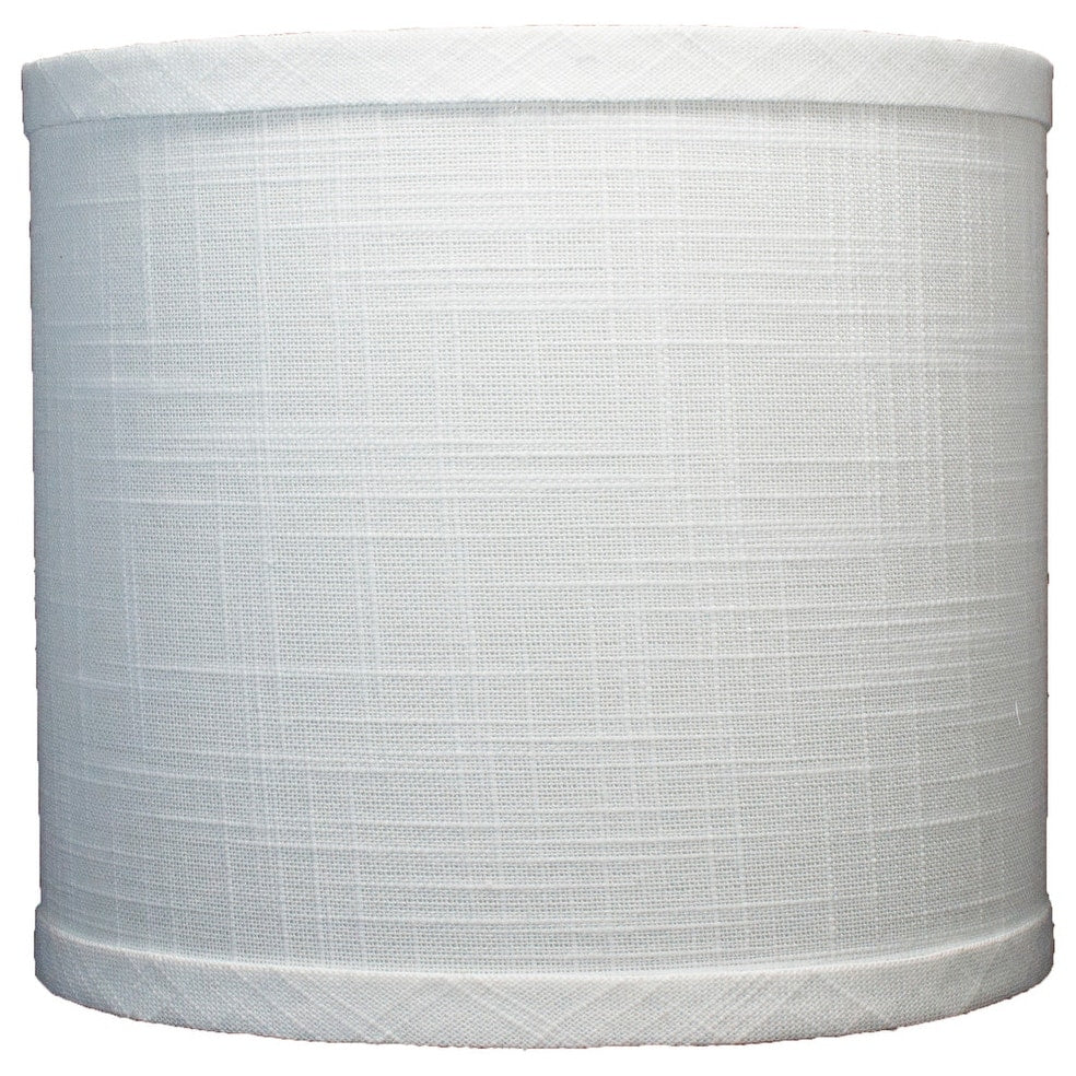 Classic Drum Linen Lamp Shade 8 To 16 Bottom Size