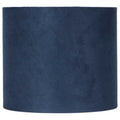 Classic Drum Suede Lamp Shade Navy Blue 8 To 16 Bottom Size