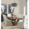 Albert Reclaimed Wood Natural 110 Inch Extending Dining Table By Kosas Home Beige