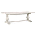 Classic Home Caleb 94 Solid Wood Farmhouse Dining Table