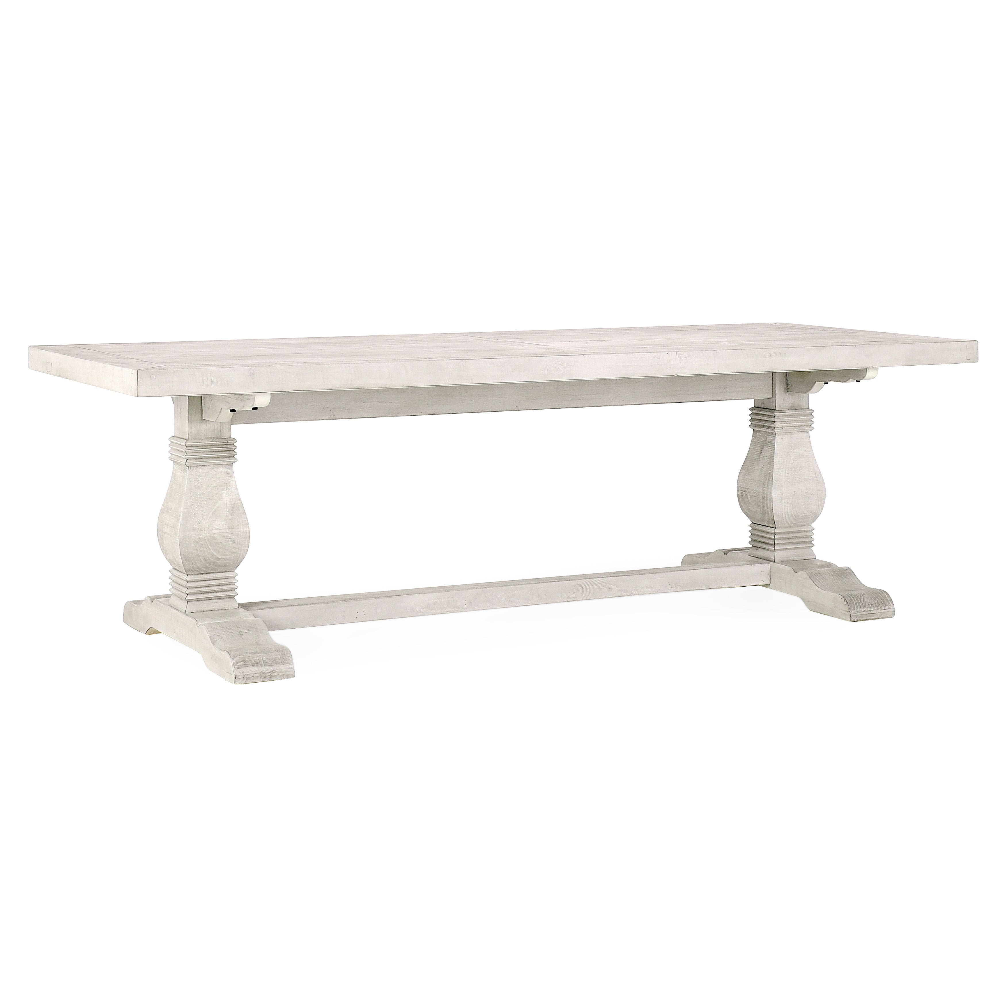 Classic Home Caleb 94 Solid Wood Farmhouse Dining Table