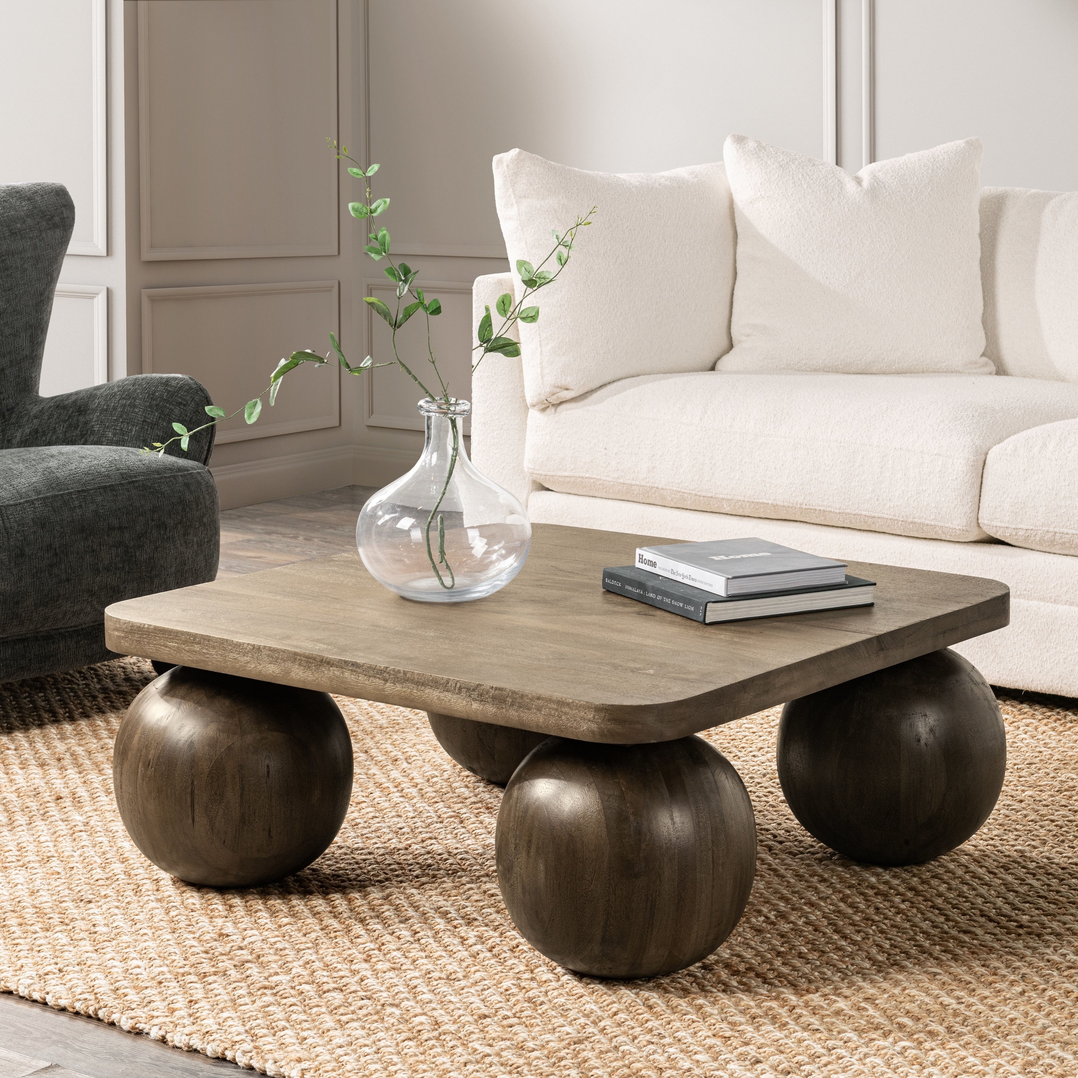 Classic Home Delyla Mango Wood Coffee Table