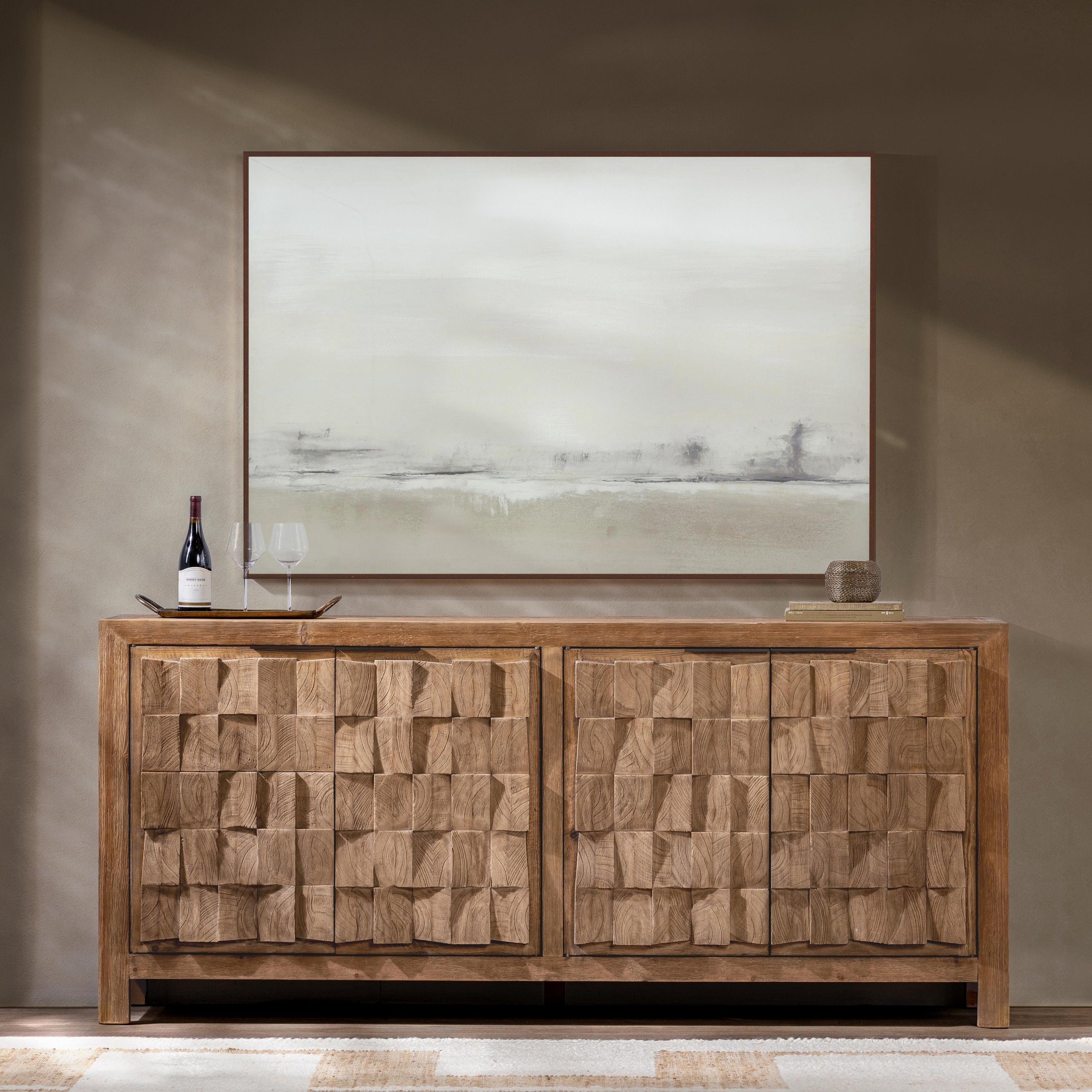 Classic Home Gama Reclaimed Pine Buffet Sideboard