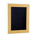 Classic Natural Wood Shadow Box Frame With Acrylic Front Black Suede Backing 30 Sizes
