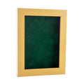 Classic Natural Wood Shadow Box Frame With Acrylic Front Forest Green Suede Backing 30 Sizes