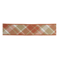 Classic Plaid Wired Cotton Ribbon 2.5 X 5 Yds.