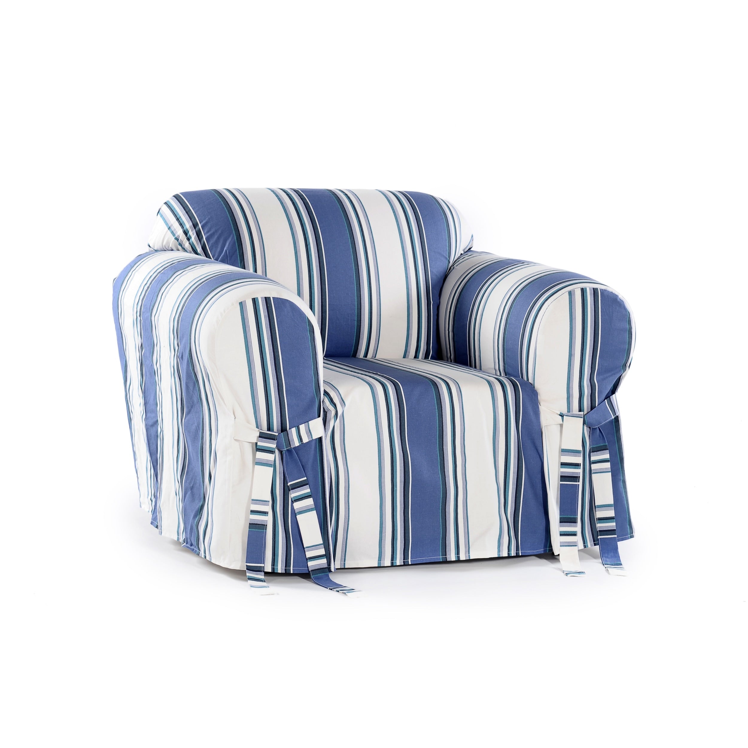 Classic Slipcovers Classic Stripe Chair Slipcover
