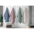 Classic Turkish Towel Cotton Ribbed Bath Sheet Towel Set Of 3 40X67