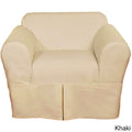 Classic Slipcovers Two Piece Twill Chair Slipcover
