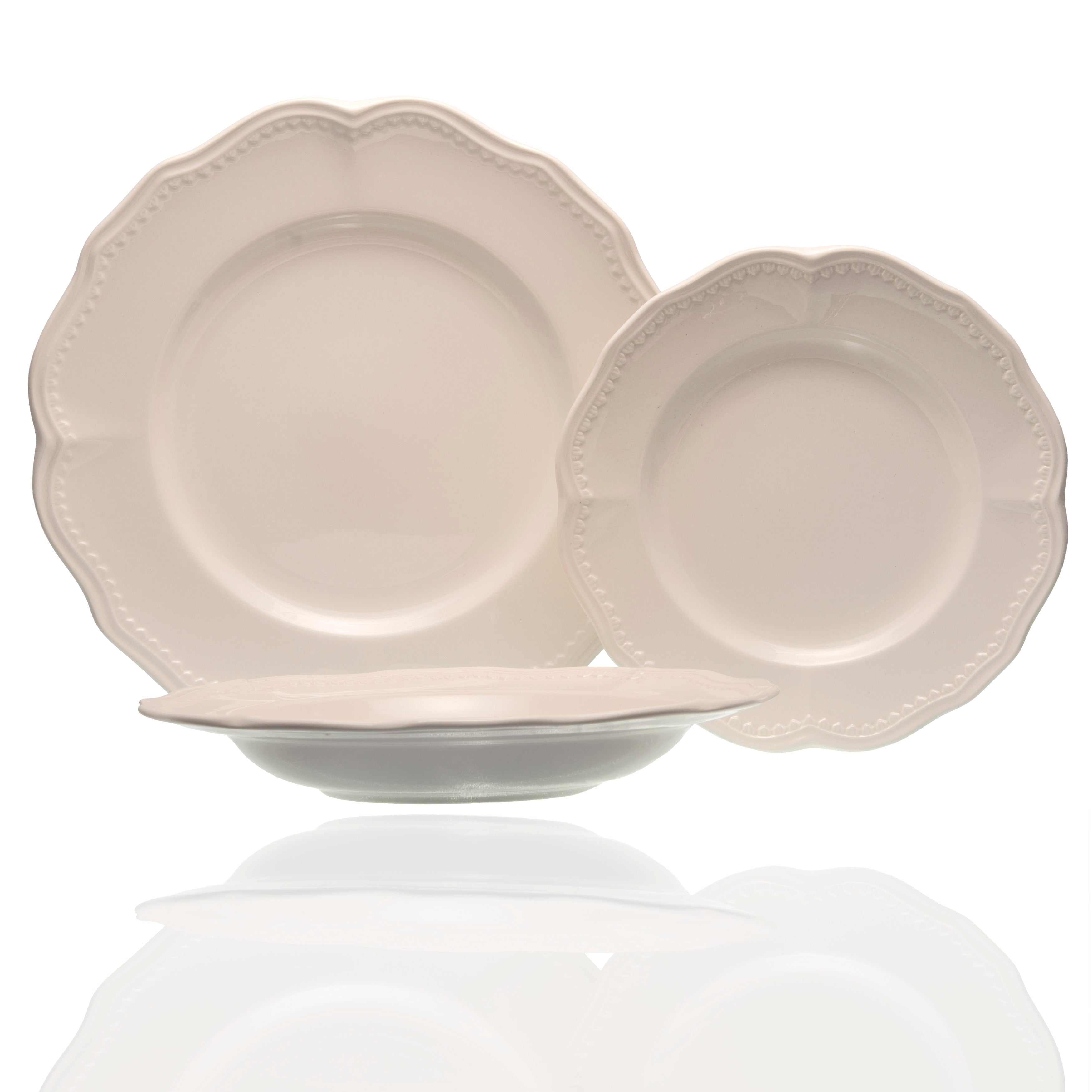 Classic White 18Pc Dinner Set