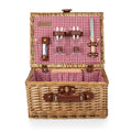 Classic Wine And Cheese Basket Red And White Check