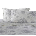 Classical Linen Cotton Collection Natural Printed Toile Sheet Sets