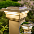 4 X 4 Regal Solar Led Post Cap Light Set Of 2