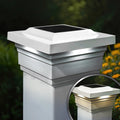 5X5 Pvc Majestic Solar Post Cap Set Of 2