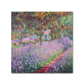 Claude Monet The Artists Garden At Giverny Canvas Art Multi