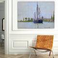 Claude Monet The Sailing Boat Gallery Wrapped Canvas Art