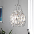 Claudia Chrome 1 Light Bowl Pendant