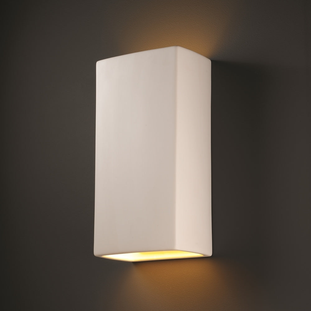 Strick Bolton Wes Multi Directional Rectanglular 2 Light Ceramic Sconce