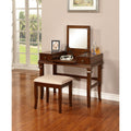 Copper Grove Clarkia Brown Vanity Set