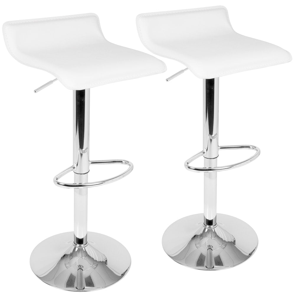 Porch Den Tower Contemporary Ale Adjustable Barstools Set Of 2