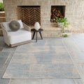 Clay Distressed Abstract Area Rug