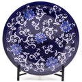 Claybarn Blue Garden Decorative Plate With Stand