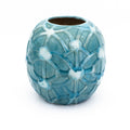 Claybarn Grotto Aqua Round Rope Vase