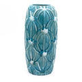 Claybarn Grotto Aqua Tall Rope Vase