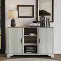 Clayfell Harley Side Board Modern Bedroom Storage Furniture Light Gray Finish Easy Assembly