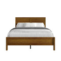 Clayfell Norton Solid Wood Platform Bed With Slats Support No Box Spring Required Easy Assembly