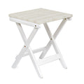 Claytor Eucalyptus Wood Folding Outdoor Side Table