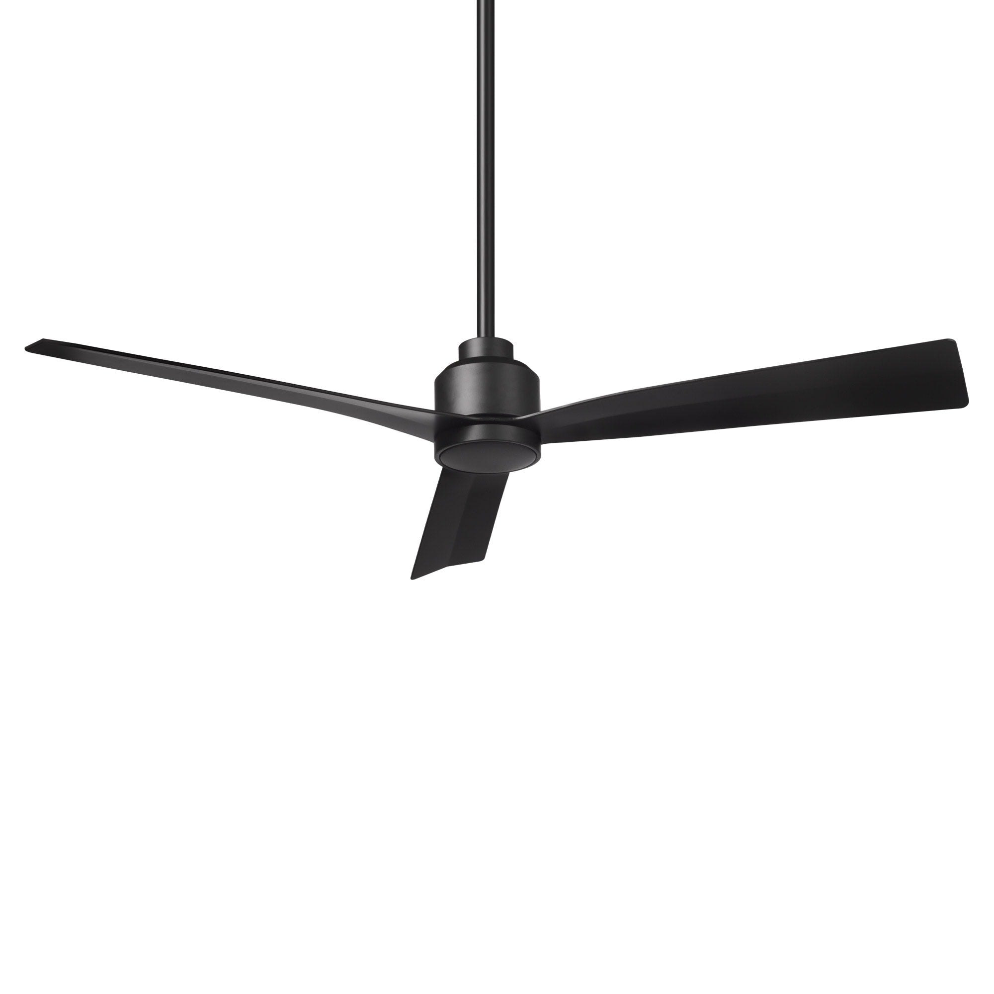 Clean 3 Blade Smart Compatible Fan 54In Matte Black With Remote