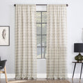 Clean Window Twill Stripe Anti Dust Curtain Panel