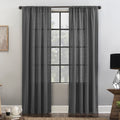 Clean Window Waffle Texture Anti Dust Curtain Panel