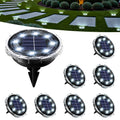 Clear Cold White Led Ground Lights With Gear Design Waterproof Landscape Pathway Lights