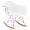 Clear Eiffel Rocking Chair