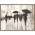 Clearing Rain By Ethan Harper 30 X 23 In. Framed Canvas Wall Art Print