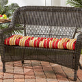 Havenside Home Clearwater 44 Inch Outdoor Stripe Swing Bench Cushion