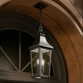 Cleary 2 Light Outdoor Pendant With Clear Glass 24.75