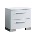 Clementine Contemporary Nightstand White