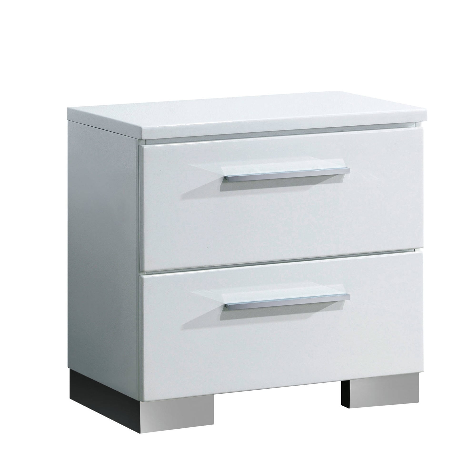 Clementine Contemporary Nightstand White