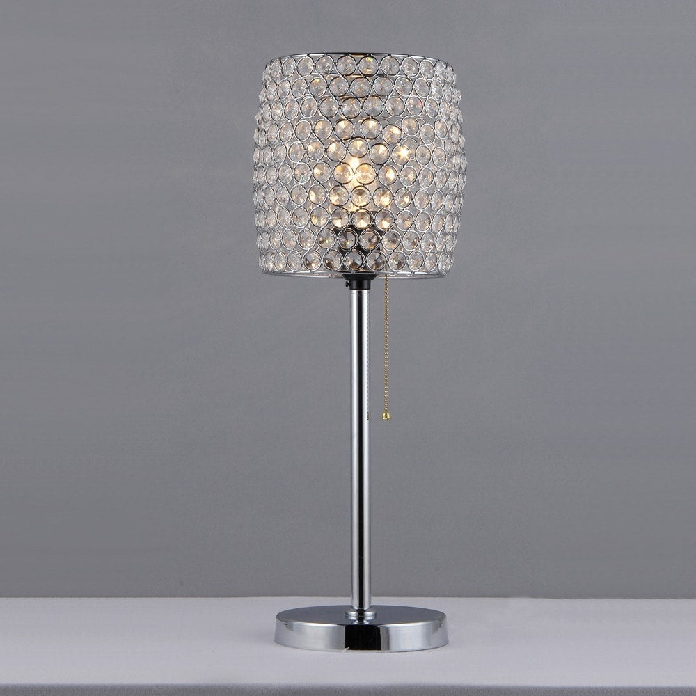 Cleopatra 1 Light Crystal Table Lamp