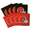 Cleveland Browns Nfl Dual Sided Pro Stop Slide Cornhole Bags
