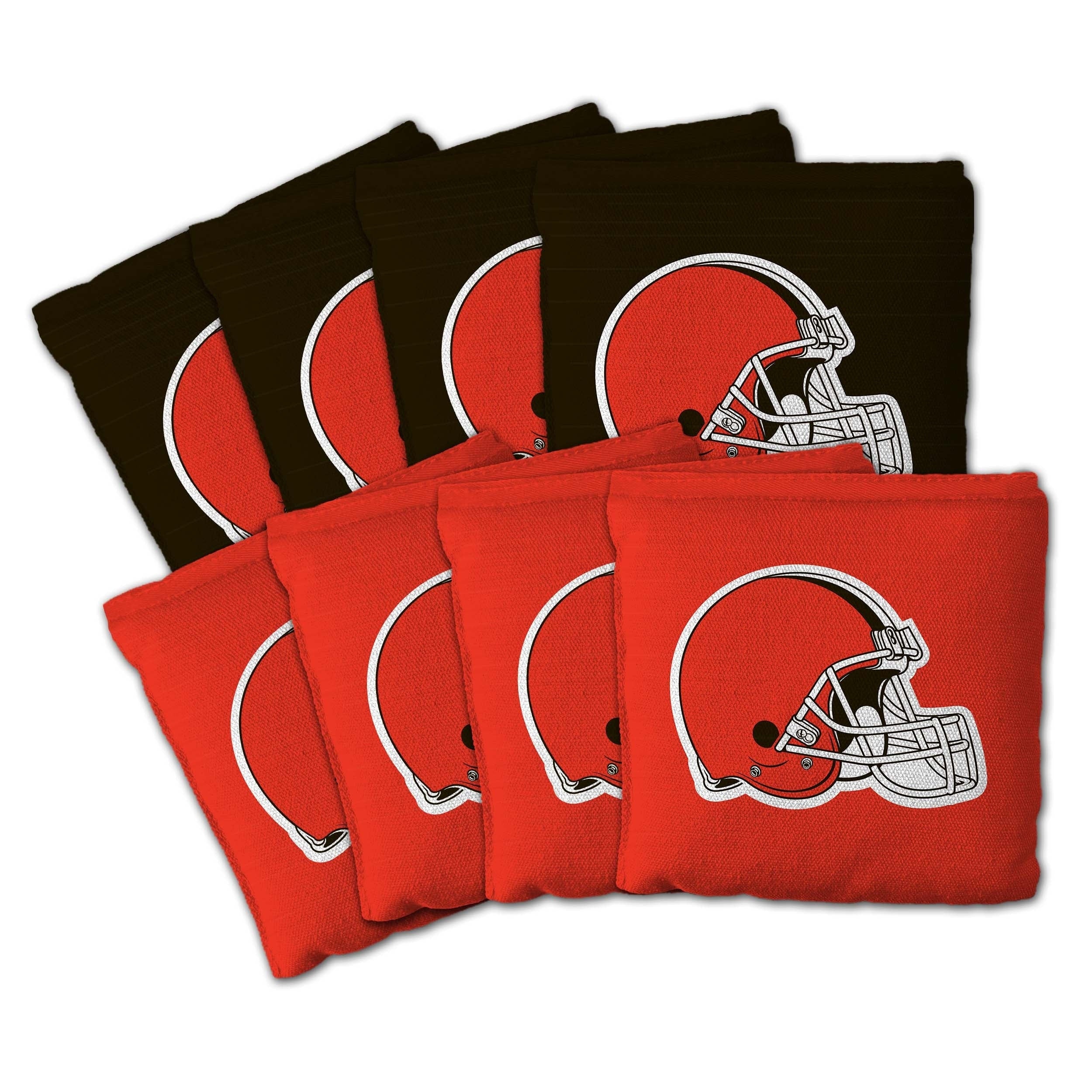 Cleveland Browns Nfl Dual Sided Pro Stop Slide Cornhole Bags