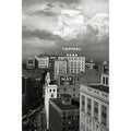 Cleveland Skyline Black And White Gallery Wrapped Canvas